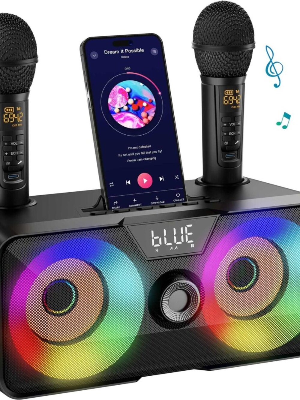 SINGSTATION Classic All-in-One karaoke System with Wireless Speaker